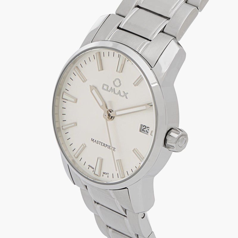Omax Masterpiece Silver Watch for Women - Image 4